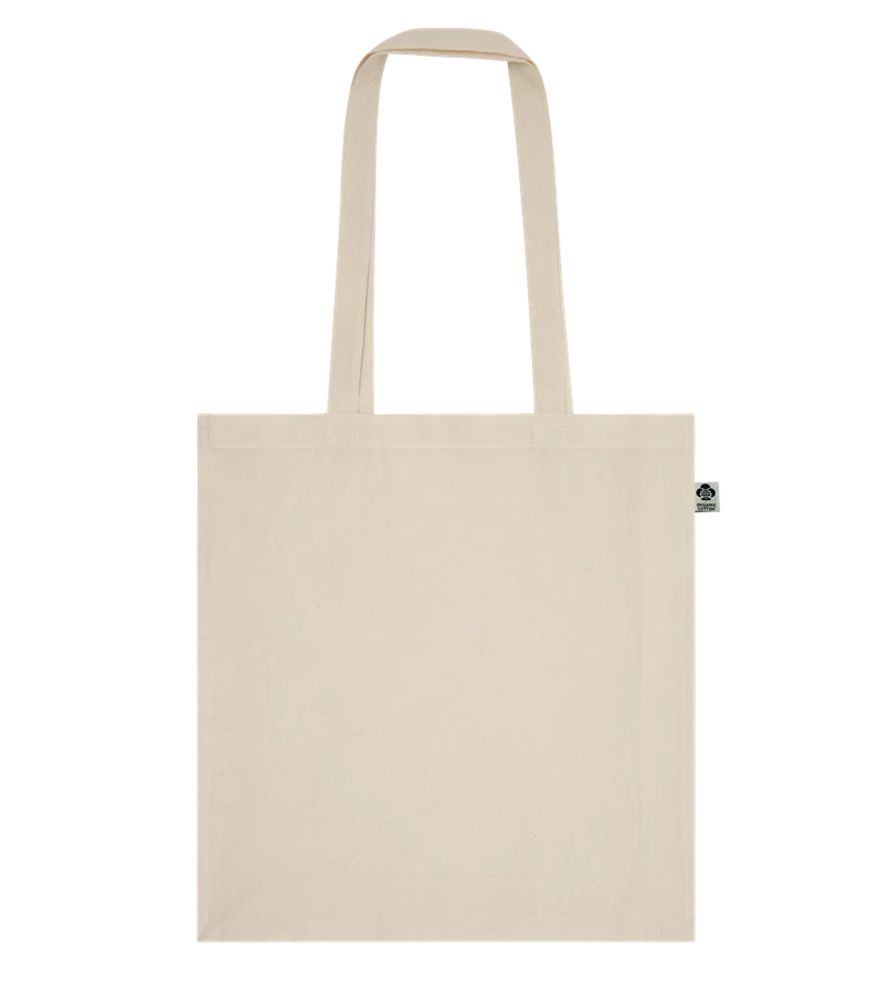 Premium everyday organic cotton tote bag