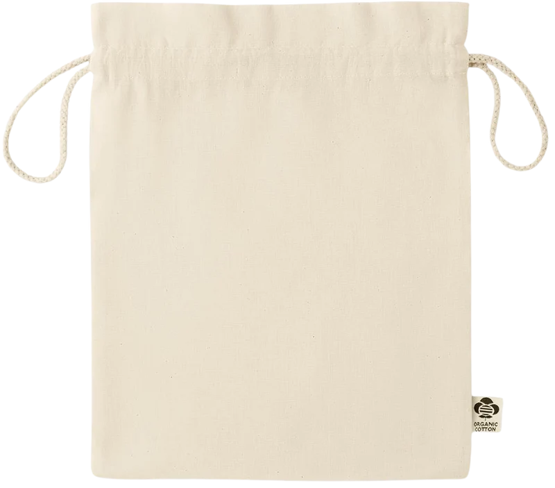 Comfort medium organic drawcord gift bag