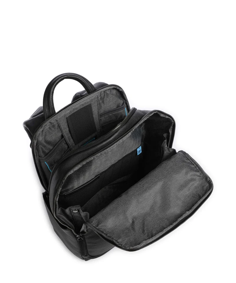 Piquadro Black Square Rucksack nero