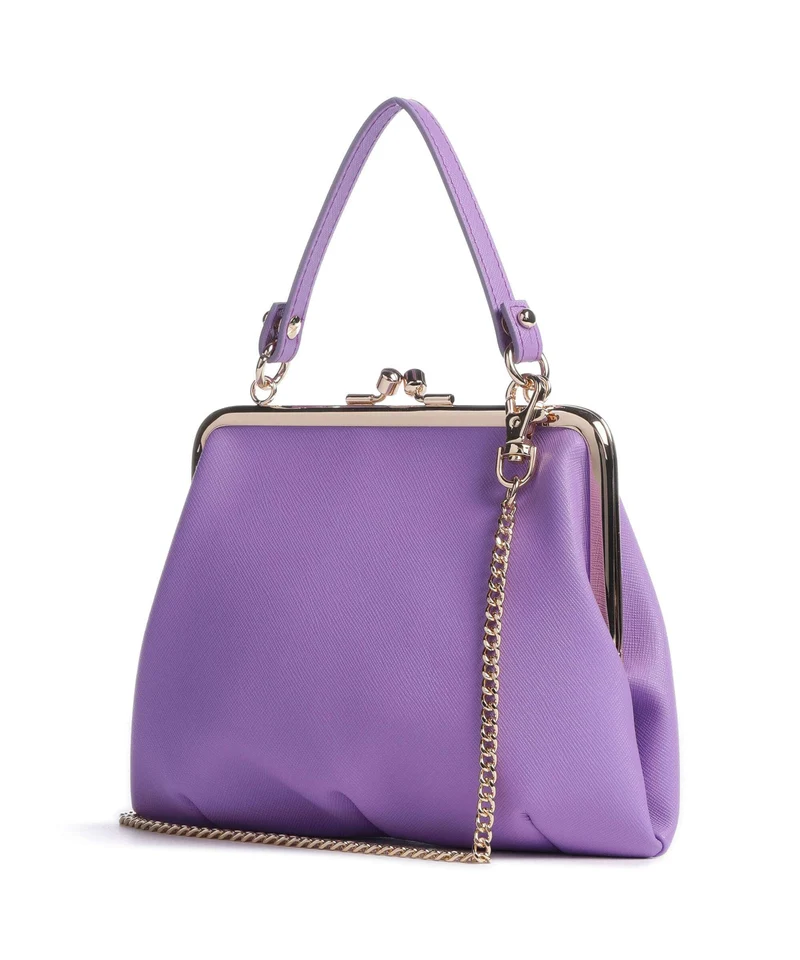 Vivienne Westwood Granny Frame Saffiano Umhängetasche lilac