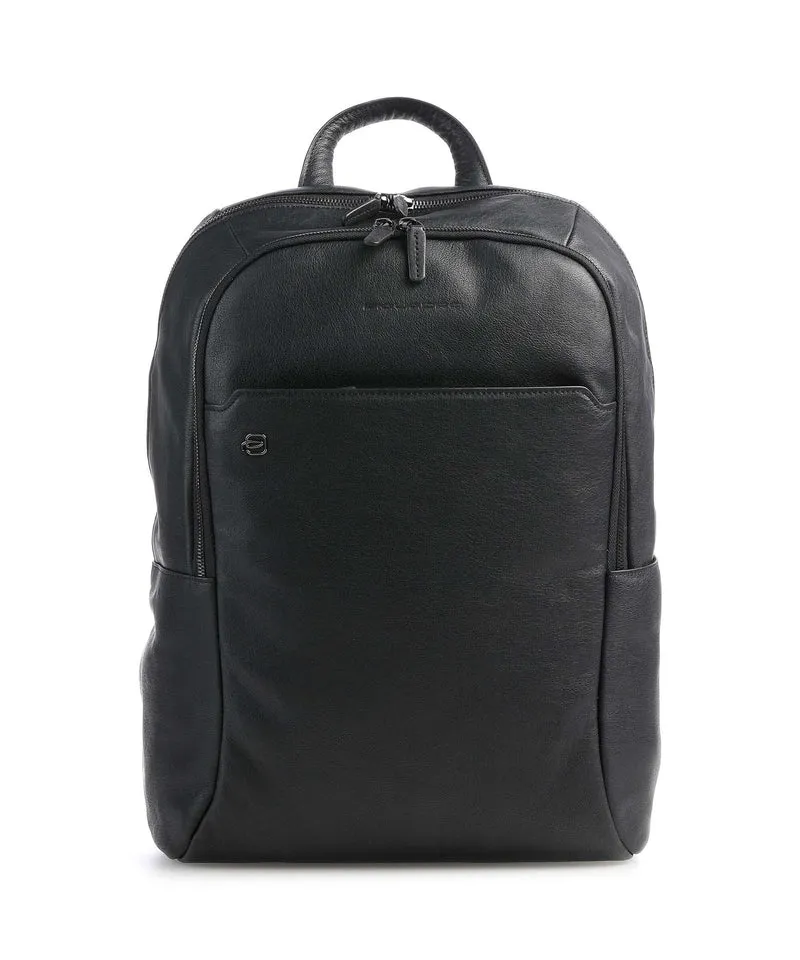 Piquadro Black Square Laptop-Rucksack black