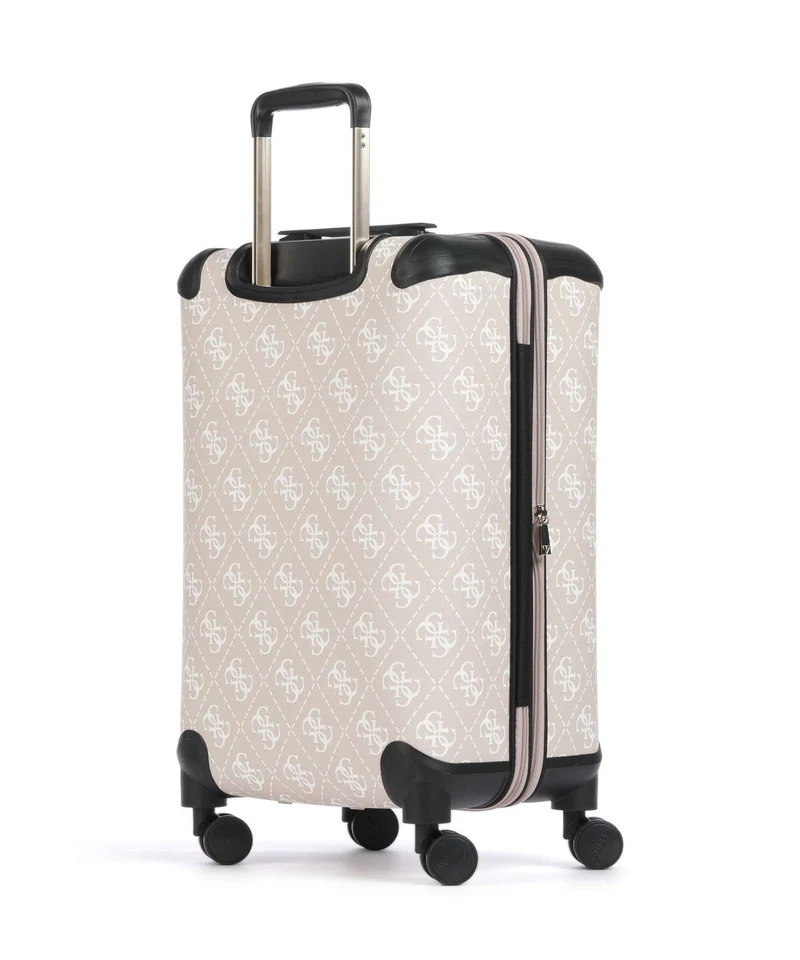 Guess Berta Maxi 4G 4-Rollen Trolley sand logo