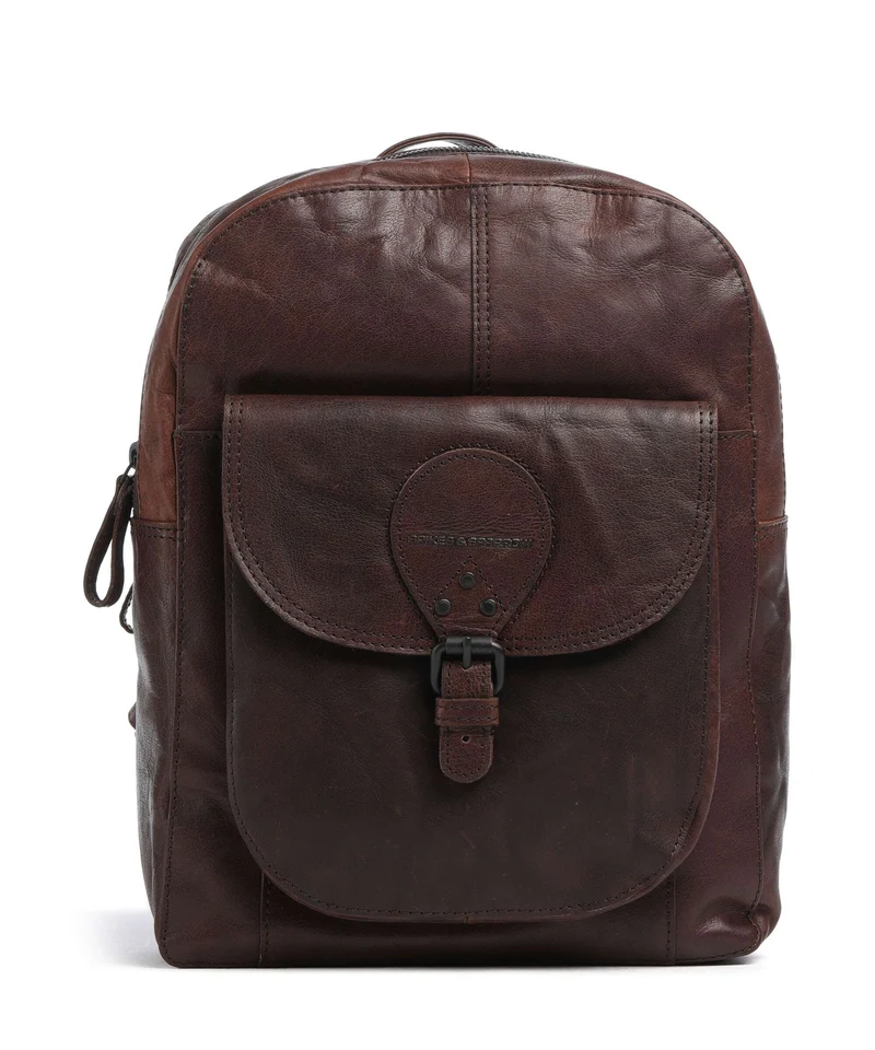Spikes & Sparrow Bronco May Rucksack dark brown