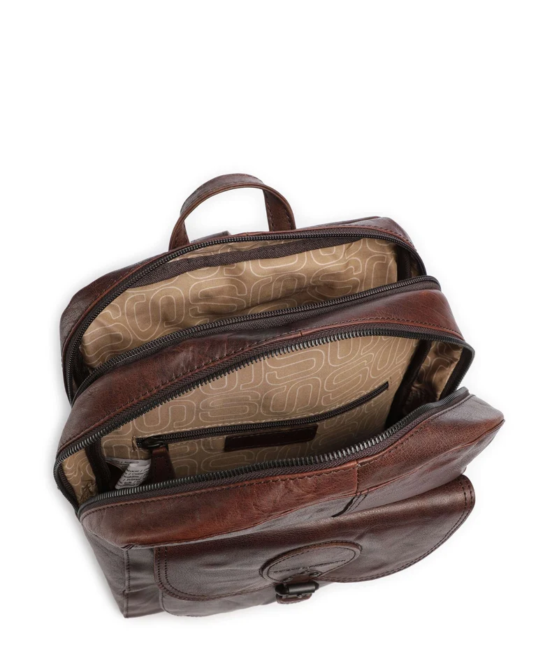 Spikes & Sparrow Bronco May Rucksack dark brown