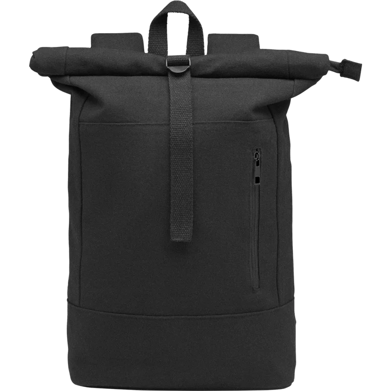 Rolltop Laptop Backpack in Recycled Cotton