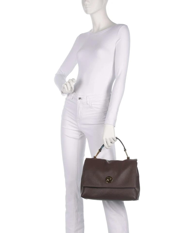 Coccinelle Liya Handtasche brunette/arctic blue