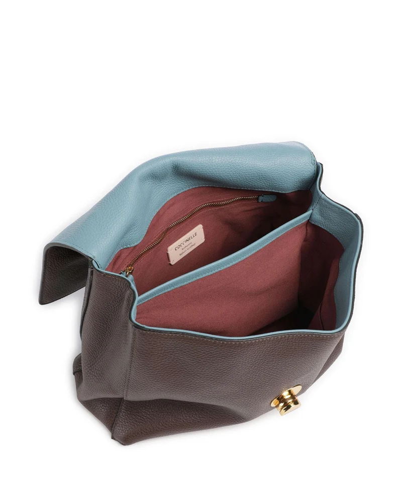Coccinelle Liya Handtasche brunette/arctic blue