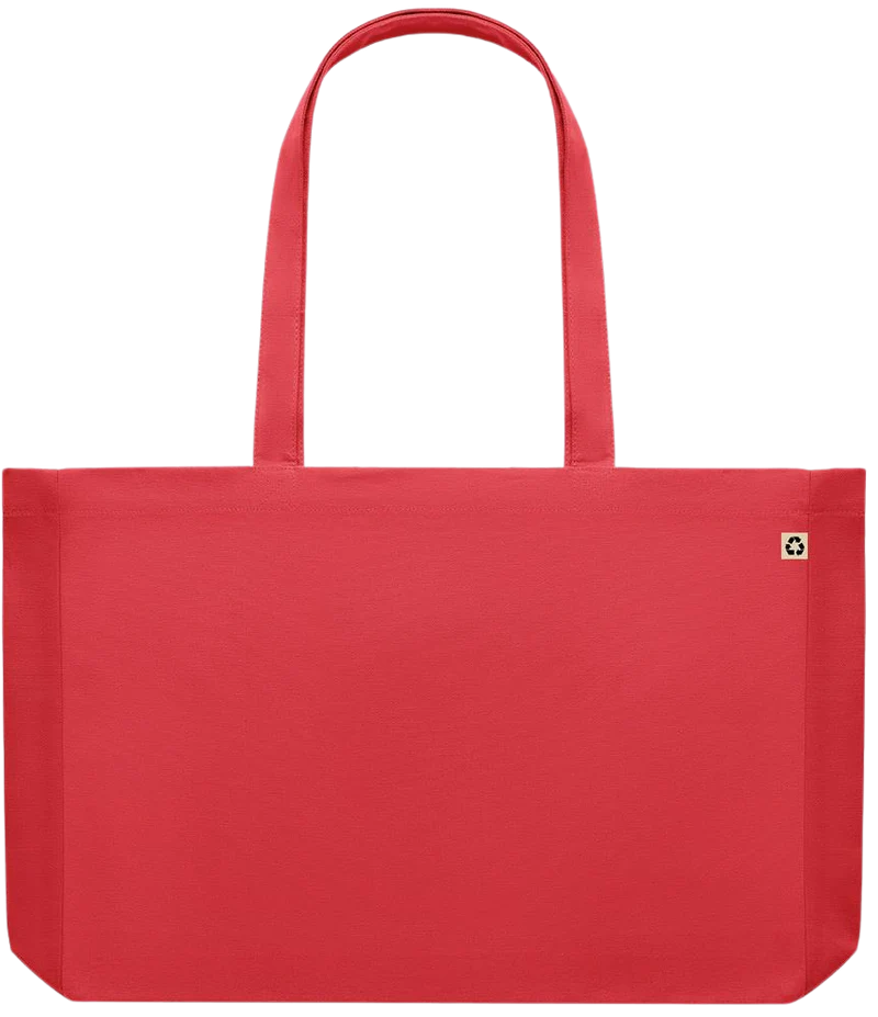 Premium large recycled shopping tote bag