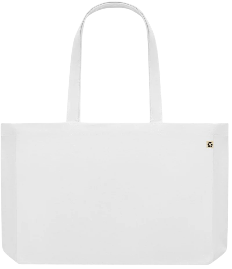 Premium large recycled shopping tote bag