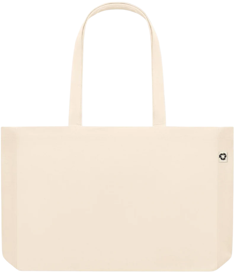 Premium large recycled beach tote bag