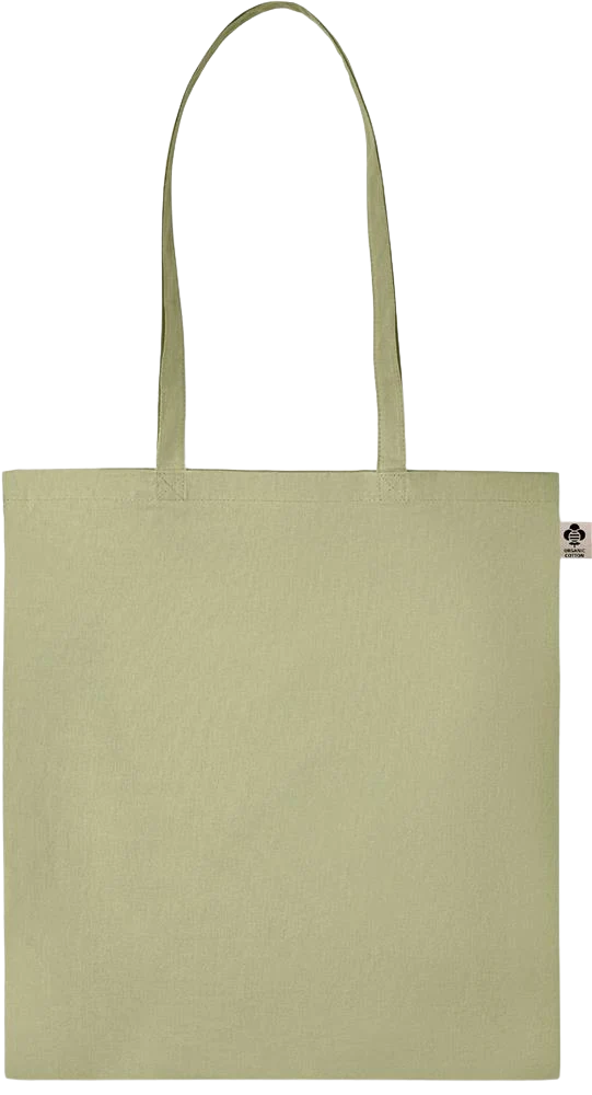 Essential colored organic cotton tote bag