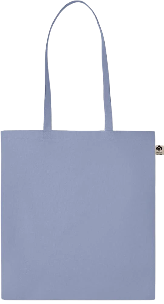 Essential colored organic cotton tote bag