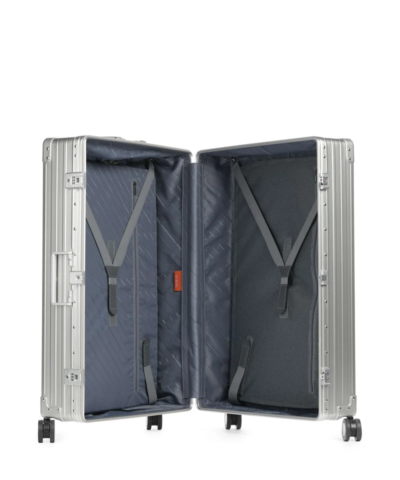 Aleon Classic 32 Macro Plus Traveler 4-Rollen Trolley platinum