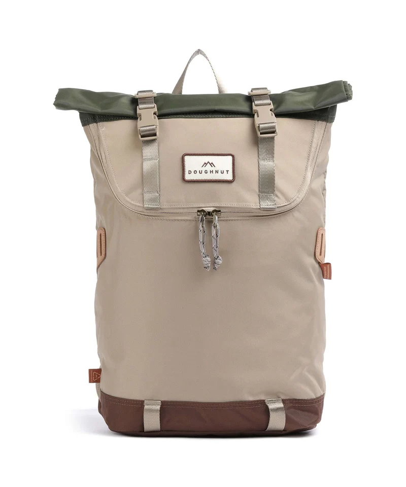 Doughnut Jungle Christopher Small Rolltop Rucksack beige