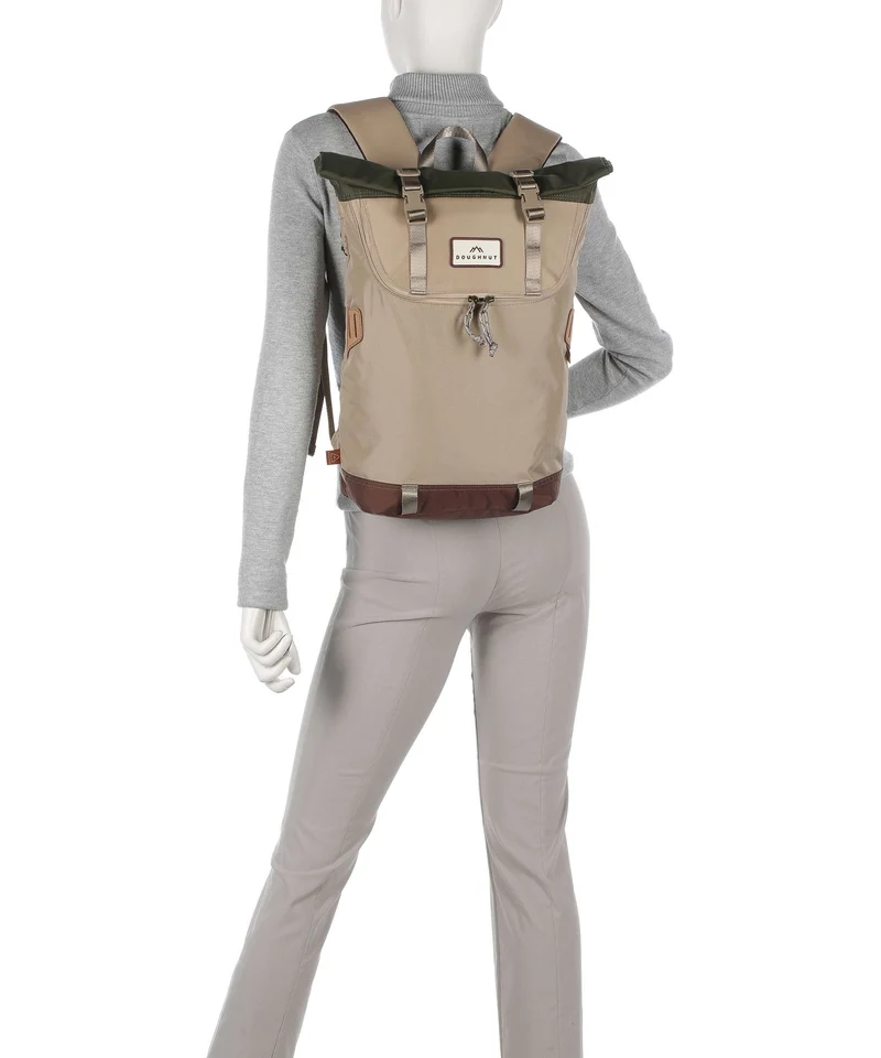 Doughnut Jungle Christopher Small Rolltop Rucksack beige