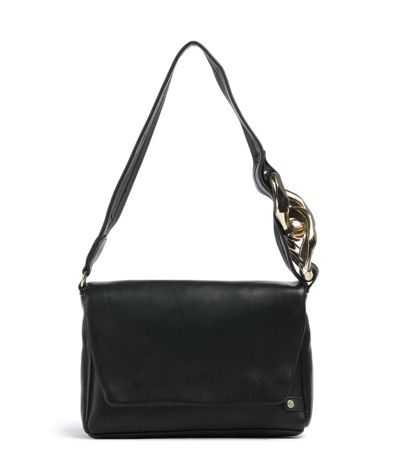 Depeche Gold Gallery Schultertasche black