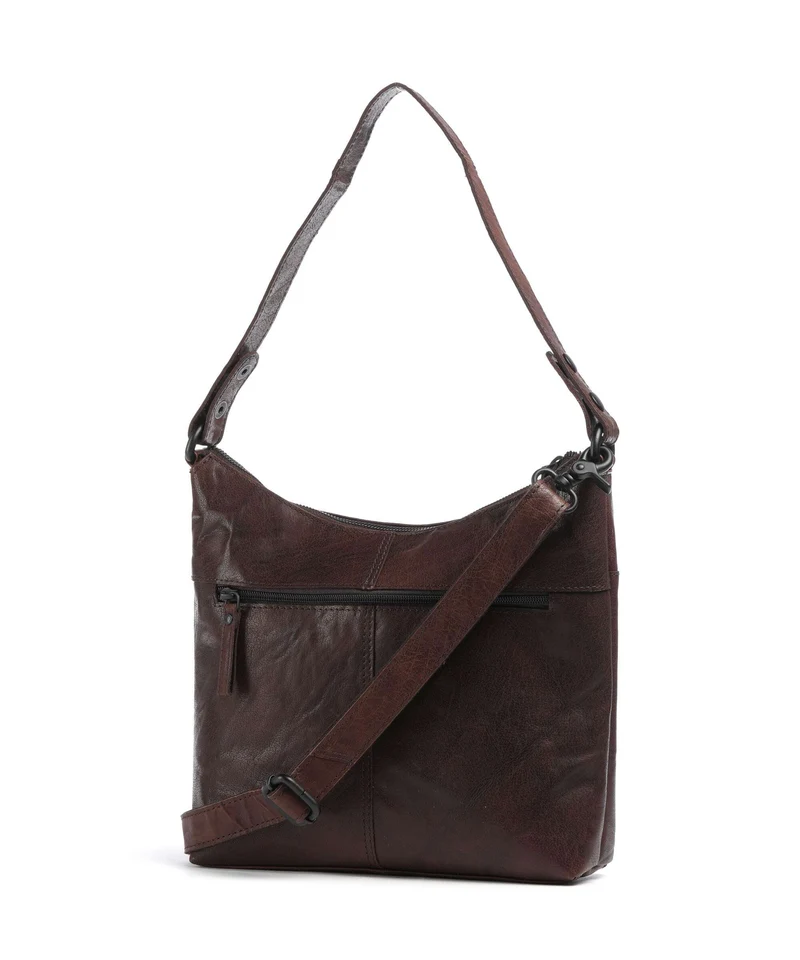 Spikes & Sparrow Bronco Sherrill Beuteltasche dunkelbraun