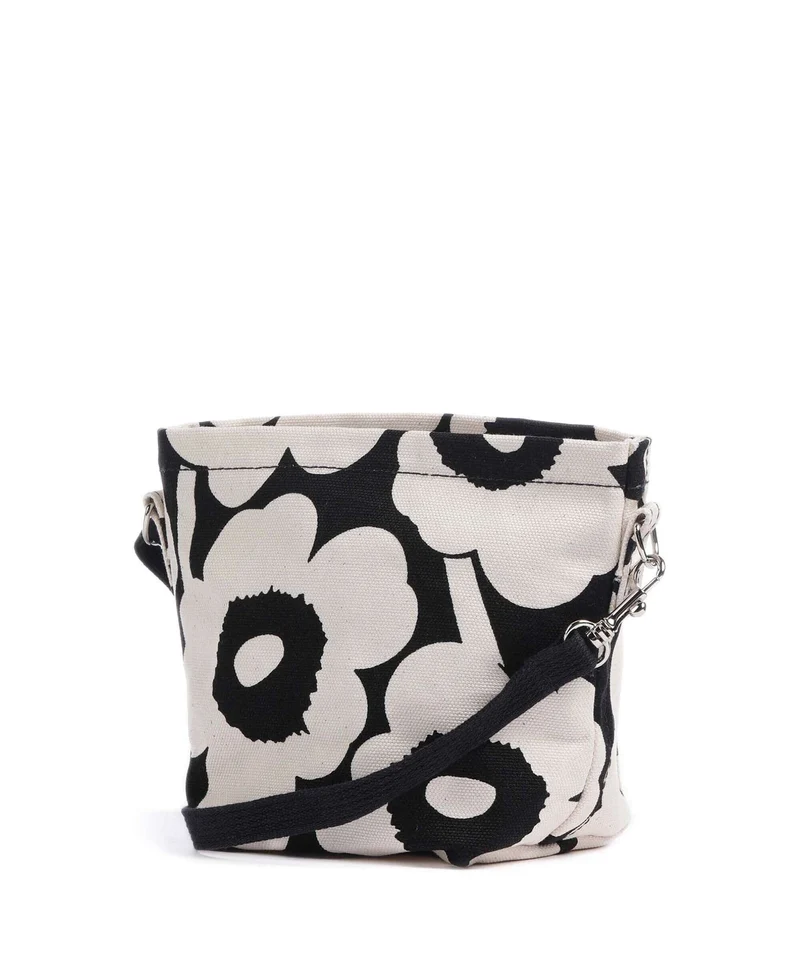 Marimekko Mono Unikko Mini Umhängetasche cotton/black