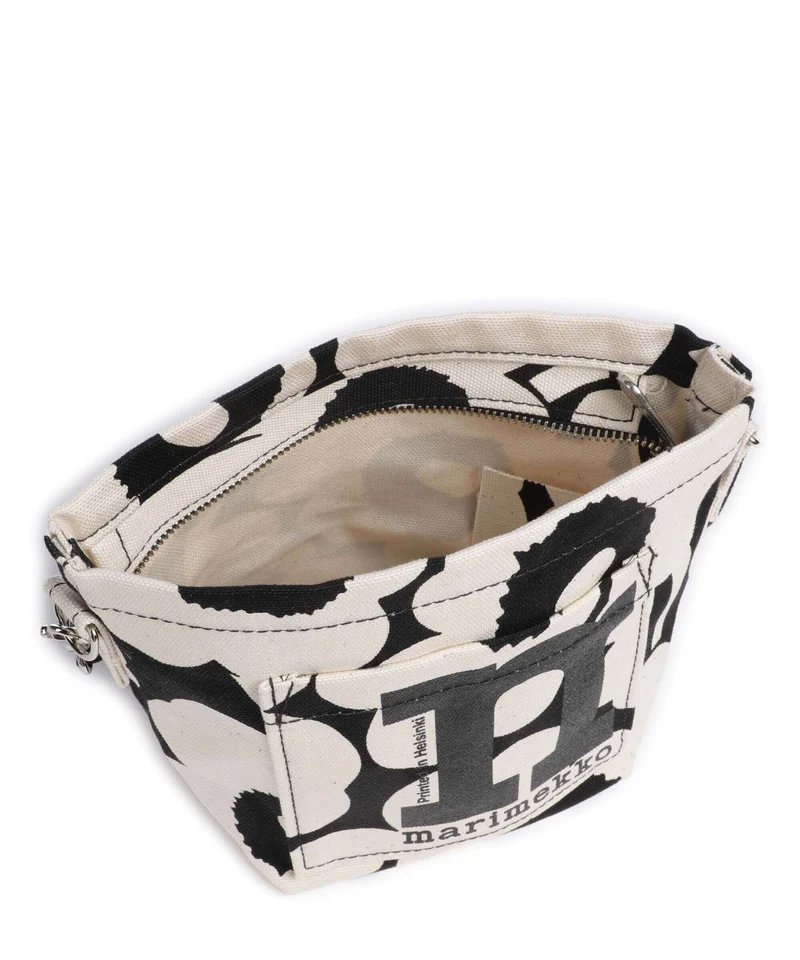 Marimekko Mono Unikko Mini Umhängetasche cotton/black