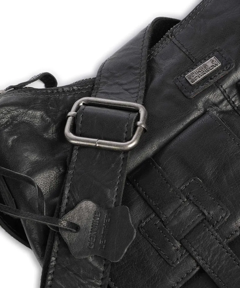 Spikes & Sparrow Bronco Beuteltasche schwarz