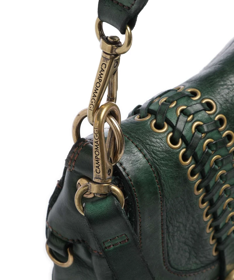 Campomaggi Schultertasche green bottle
