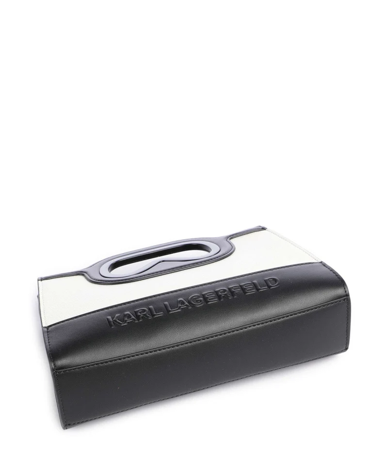Karl Lagerfeld K/Aviator Mini Umhängetasche white/black