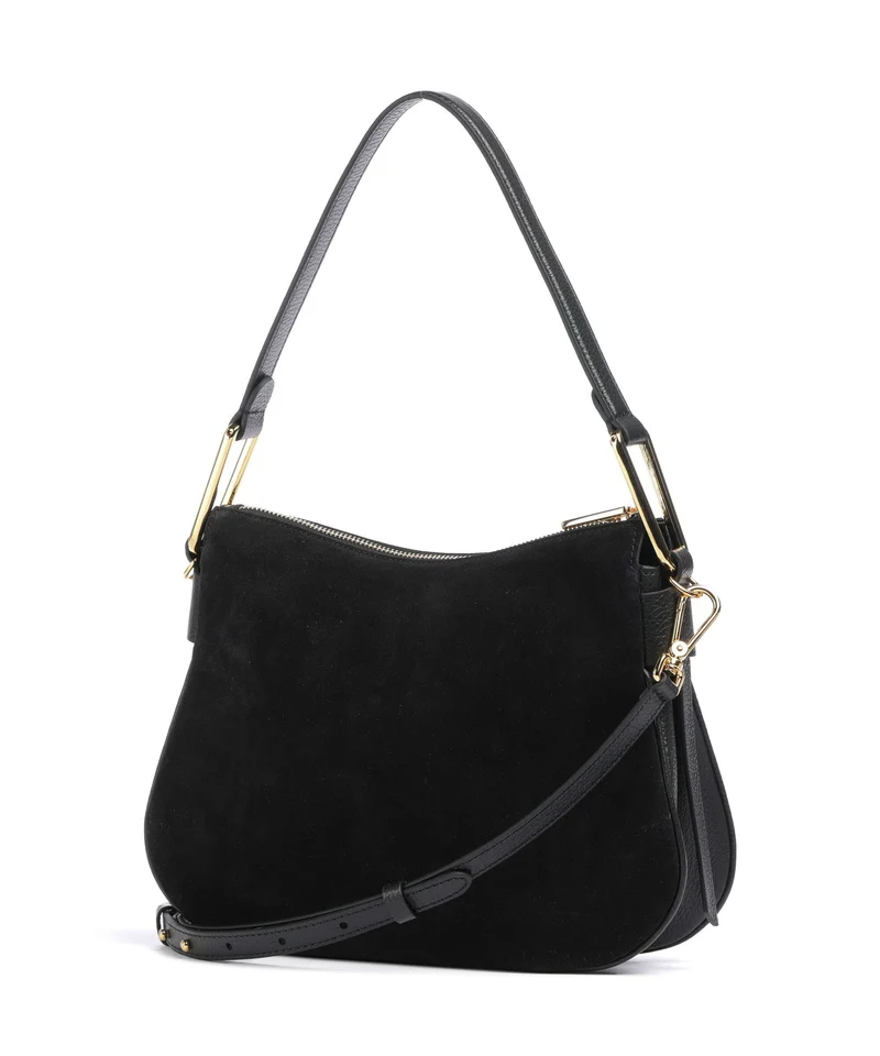 Coccinelle Magie Suede Beuteltasche noir