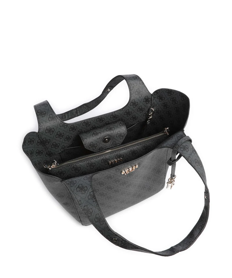 Guess Calista Shopper coal logo