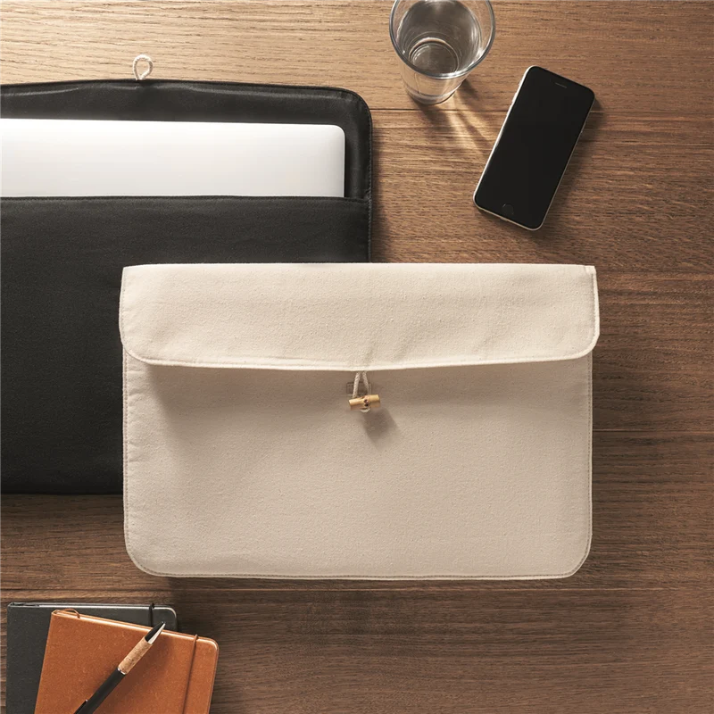 15 inch Cotton Laptop Pouch
