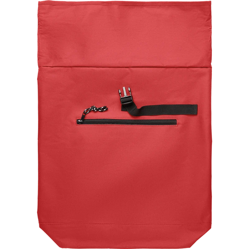 Rolltop Laptop Backpack with Padded Back