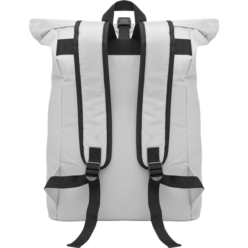 Rolltop Laptop Backpack with Padded Back