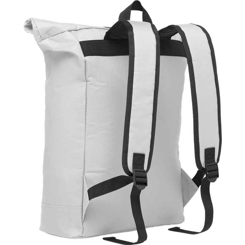 Rolltop Laptop Backpack with Padded Back