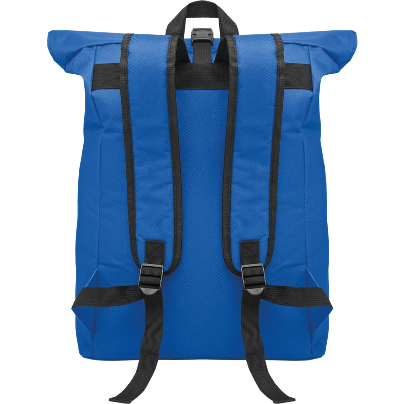 Rolltop Laptop Backpack with Padded Back