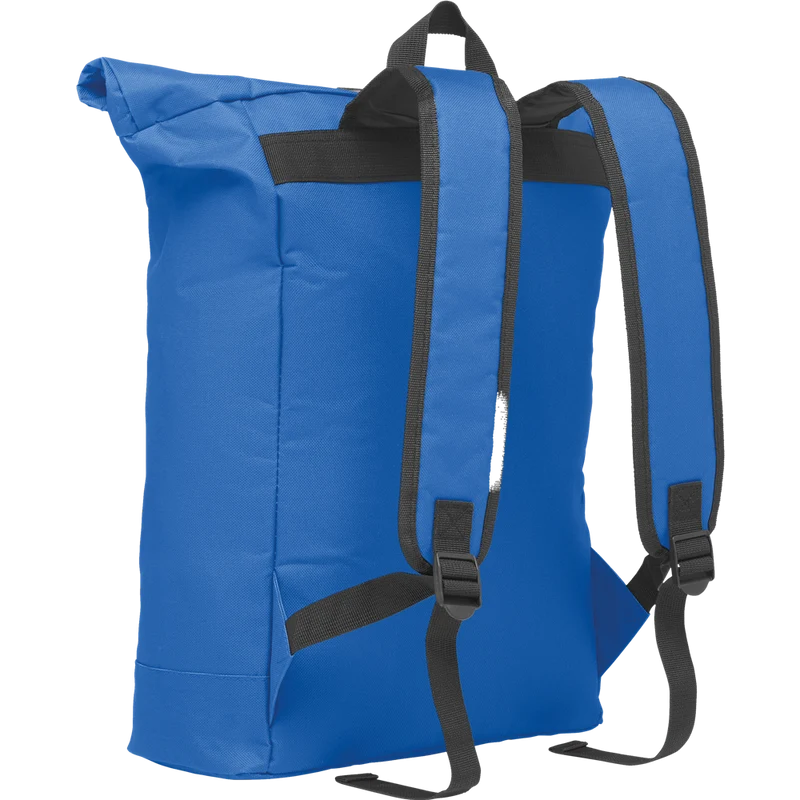 Rolltop Laptop Backpack with Padded Back
