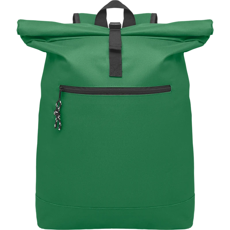 Rolltop Laptop Backpack with Padded Back