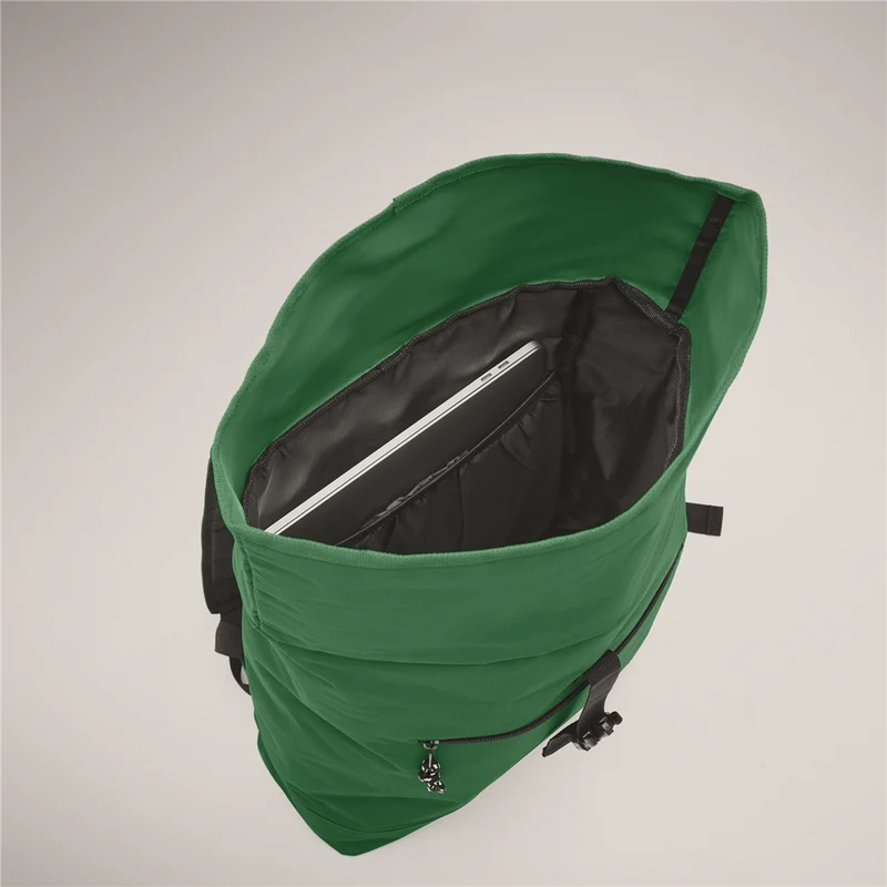 Rolltop Laptop Backpack with Padded Back