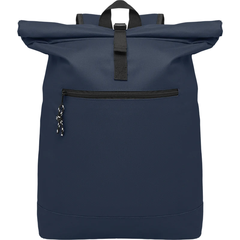 Rolltop Laptop Backpack with Padded Back