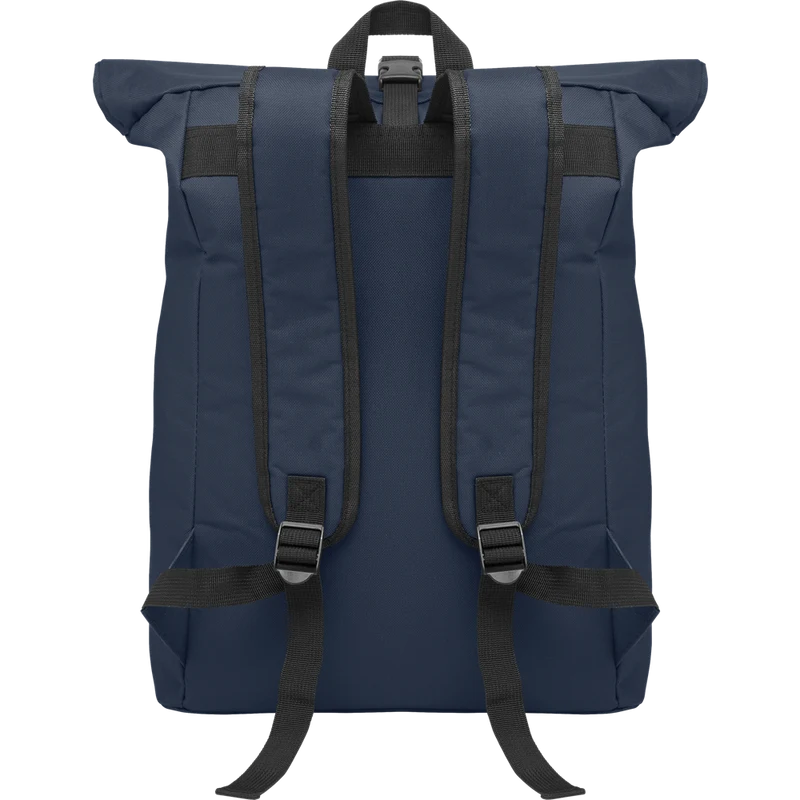 Rolltop Laptop Backpack with Padded Back