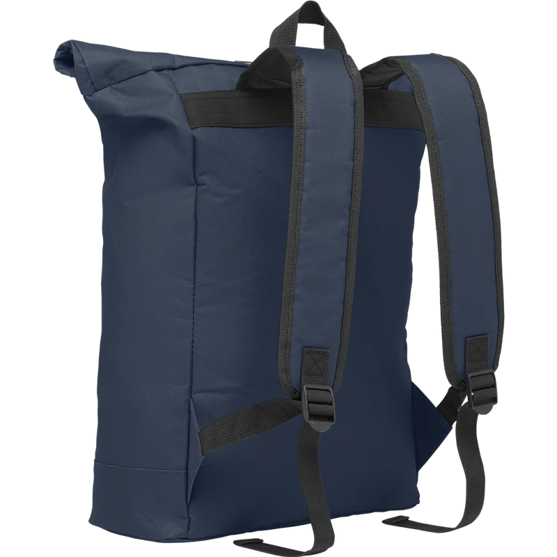 Rolltop Laptop Backpack with Padded Back
