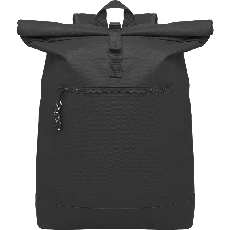 Rolltop Laptop Backpack with Padded Back