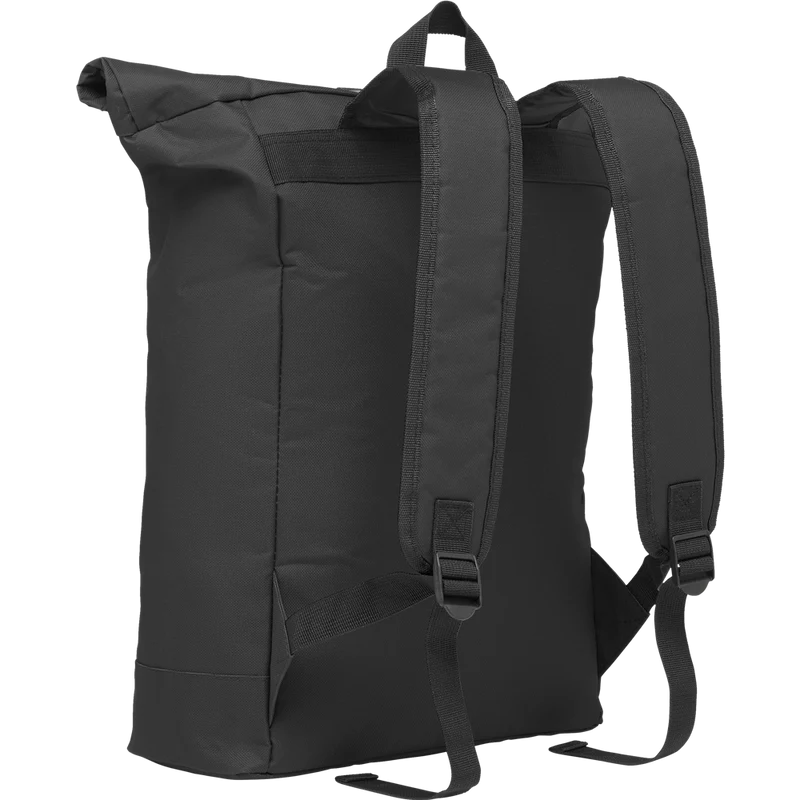 Rolltop Laptop Backpack with Padded Back