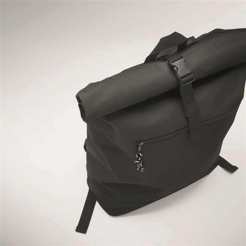 Rolltop Laptop Backpack with Padded Back