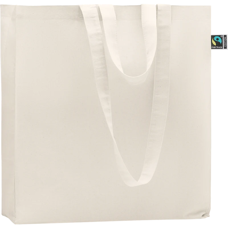 Fairtrade Shopping Bag with Gusset (180gr/m²)