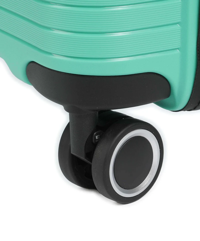 Travelite Orbita 4-Rollen Trolley grün