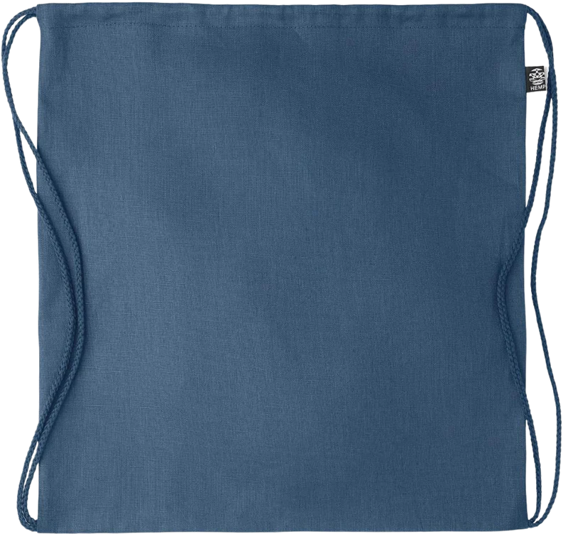 Premium large hemp drawstring bag