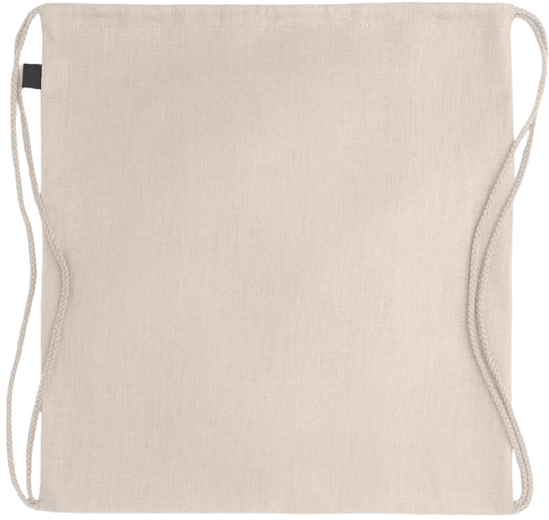 Premium large hemp drawstring bag