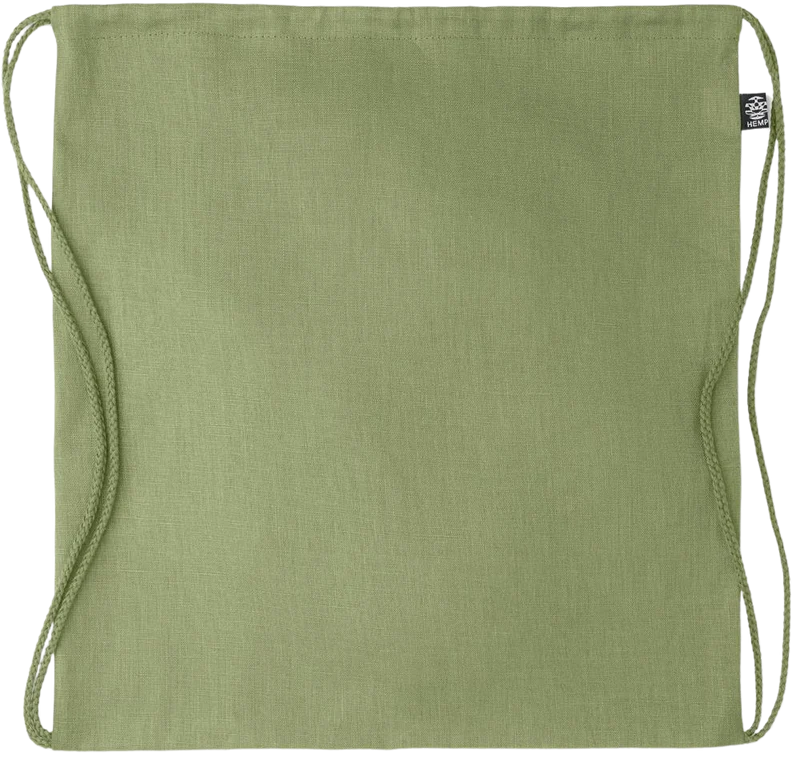 Premium large hemp drawstring bag