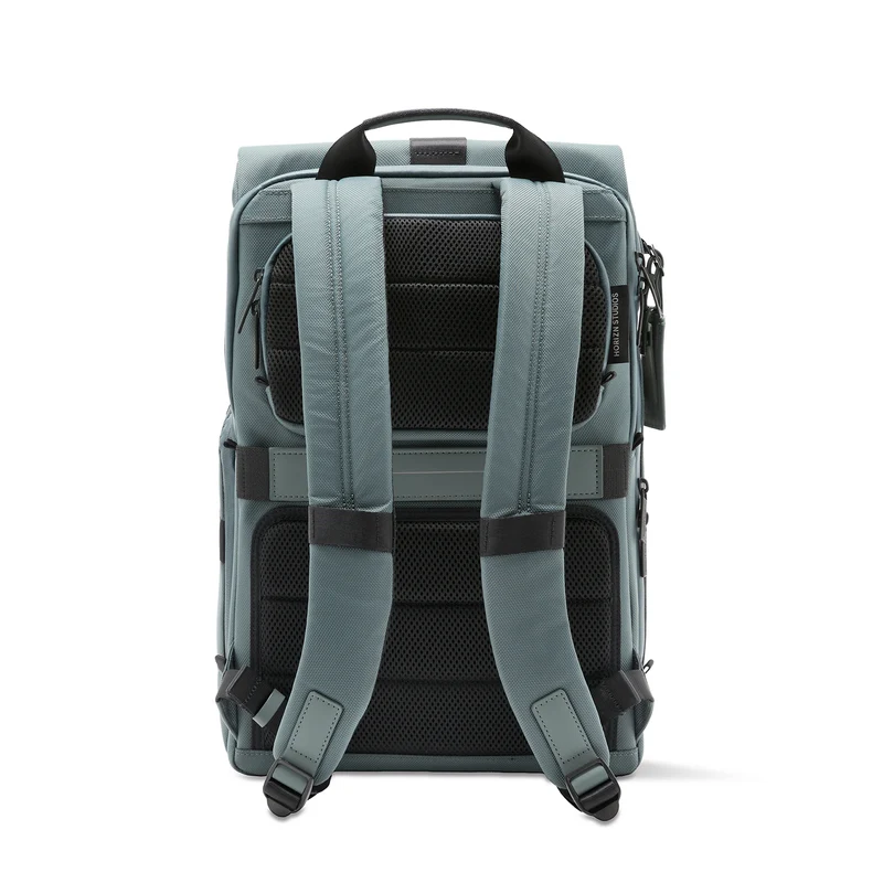 Midtown Flaptop Backpack / Pine Green / Recycled Nylon
