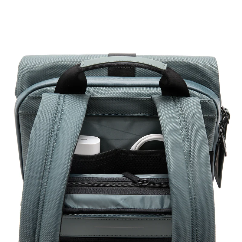 Midtown Flaptop Backpack / Pine Green / Recycled Nylon
