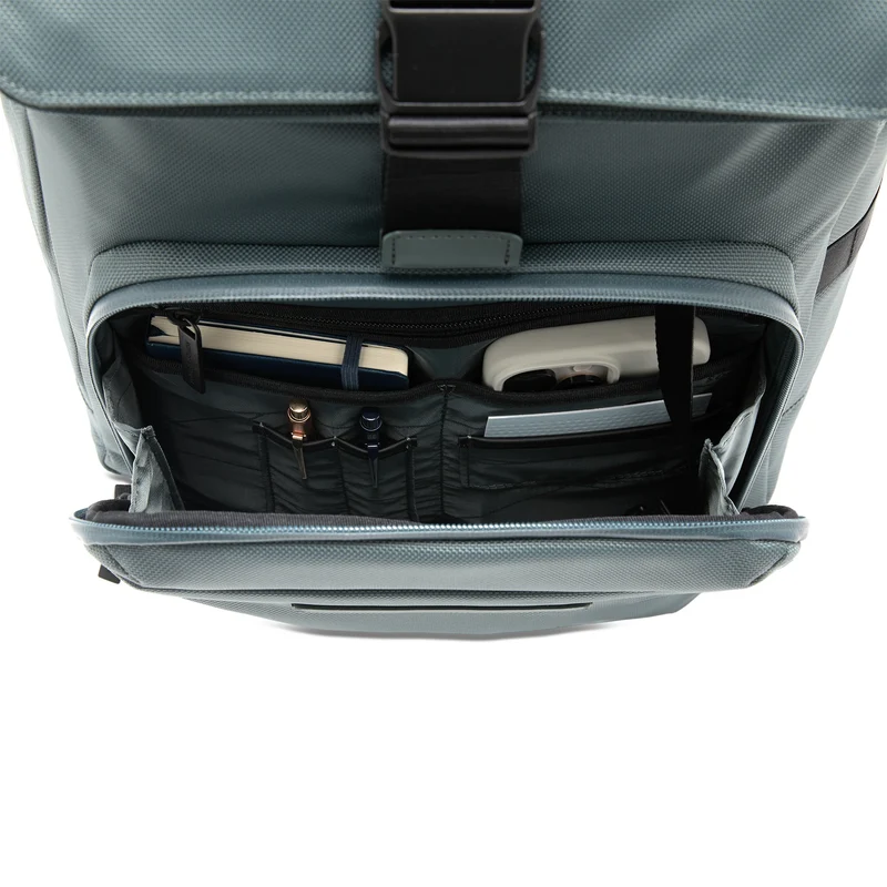 Midtown Flaptop Backpack / Pine Green / Recycled Nylon